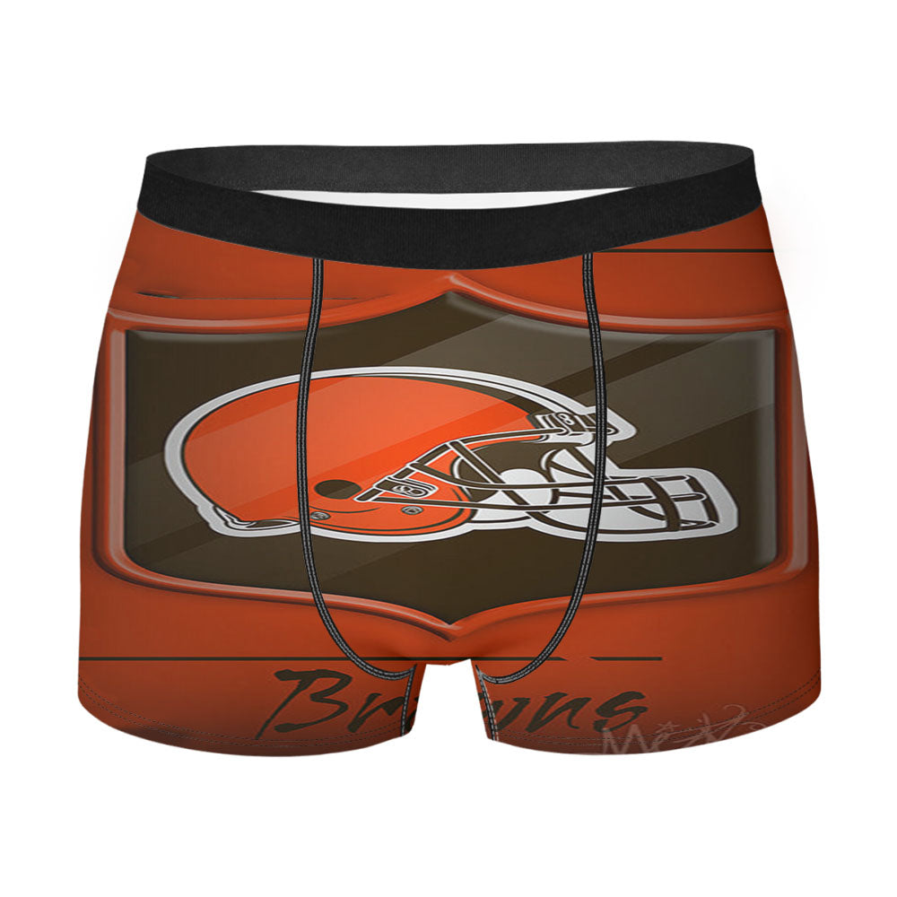 Cleveland Browns Emblem Men's Boxer Briefs