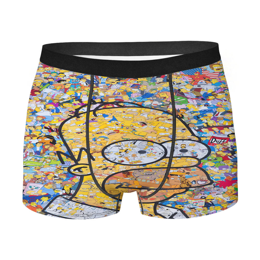 Collage Simpson Men's Boxer Briefs