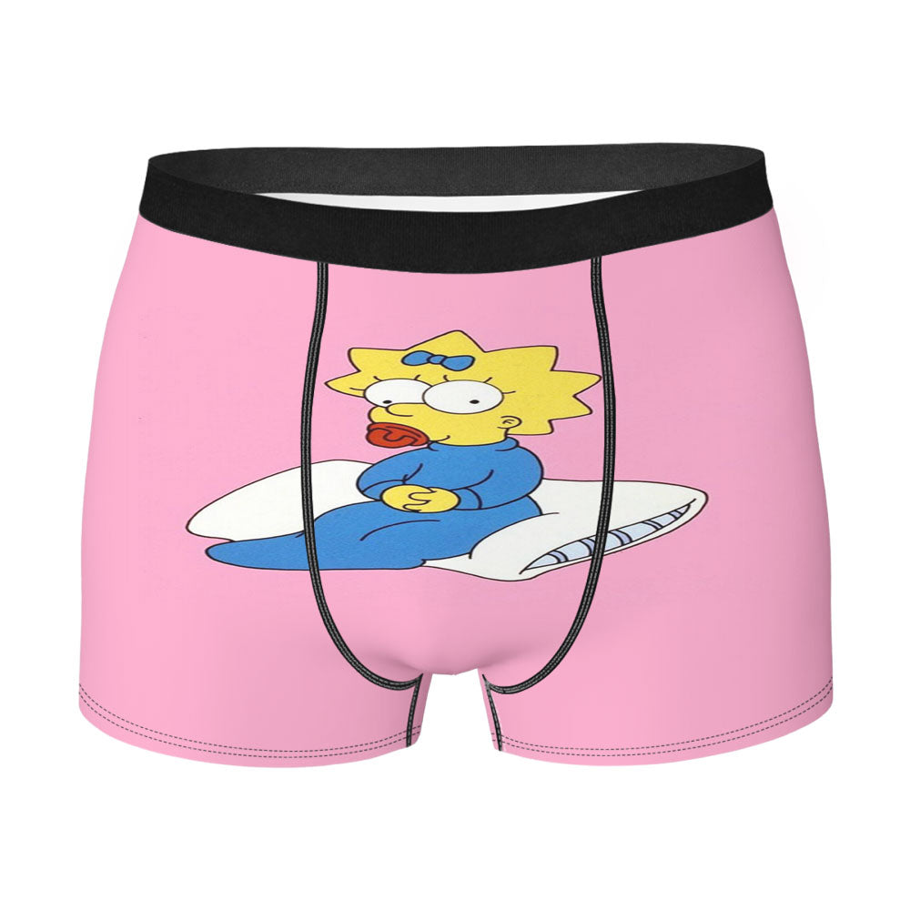 Cute Baby The Simpsons Maggie Men's Boxer Briefs
