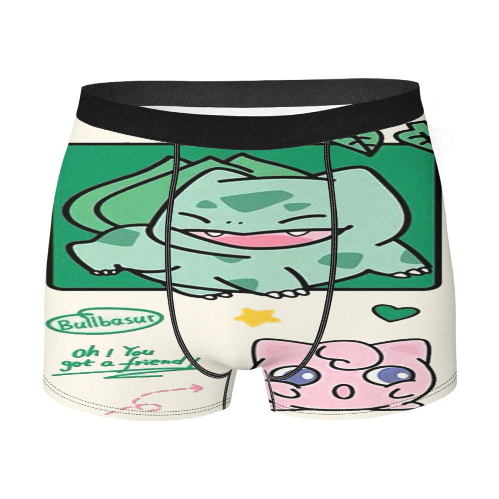 Cute Pokemon Bulbasaur 1 Men's Boxer Briefs