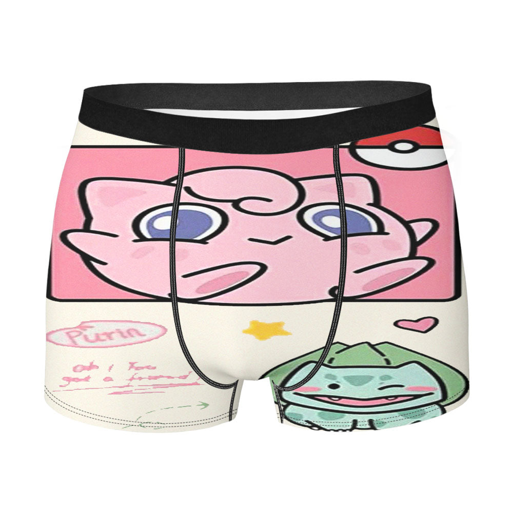 Cute Pokemon Jigglypuff 1 Men's Boxer Briefs