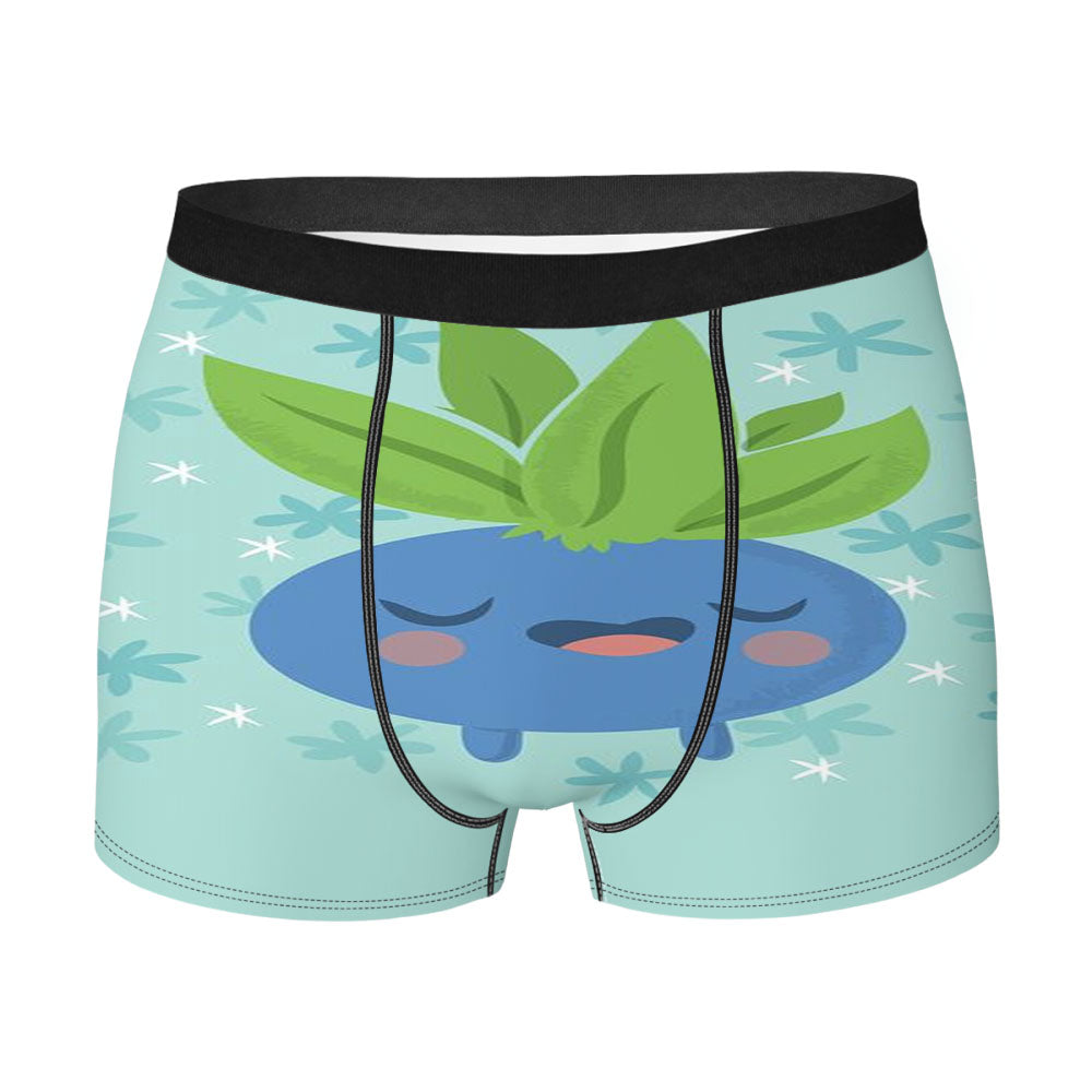 Cute Pokemon Oddish Men's Boxer Briefs