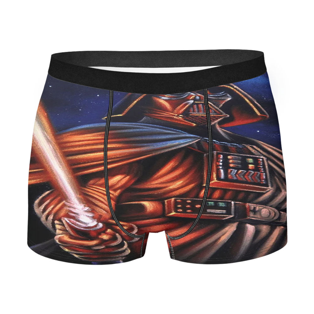 Darth Vader And Two Saber Men's Boxer Briefs