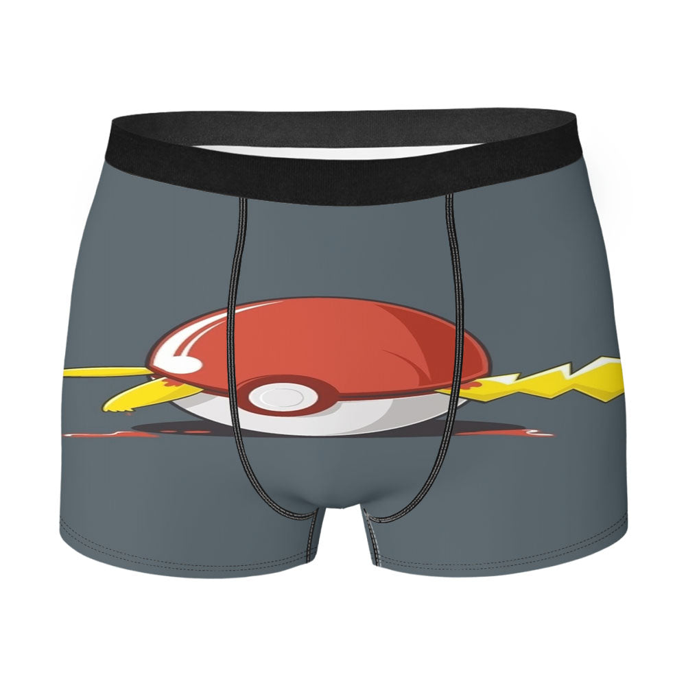 Deadly Pikachu Pokemon Men's Boxer Briefs