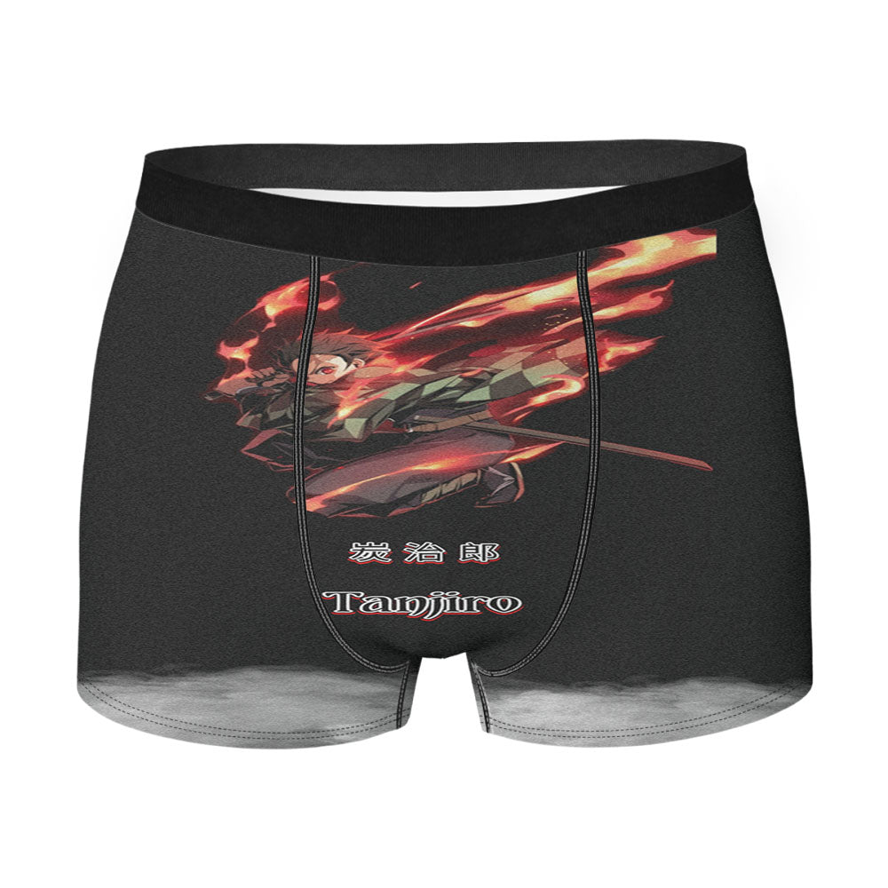 Demon Slayer Tanjiro Kamado Kimetsu No Yaiba Men's Boxer Briefs