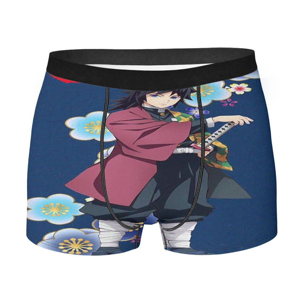 Demon Slayer Water Pillar Giyu Tomioka Men's Boxer Briefs