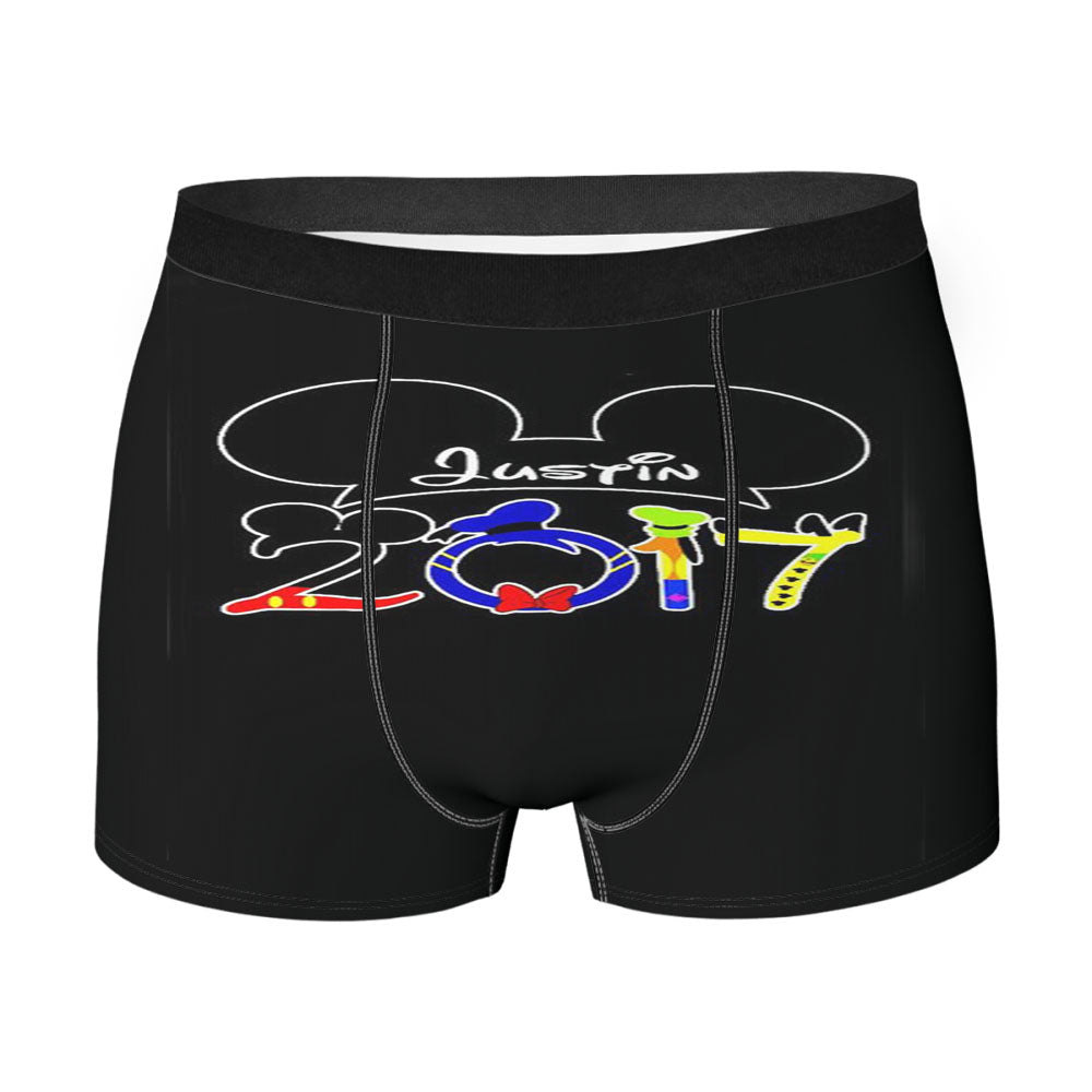 Disney Family Vacation Mickey Mouse Men's Boxer Briefs