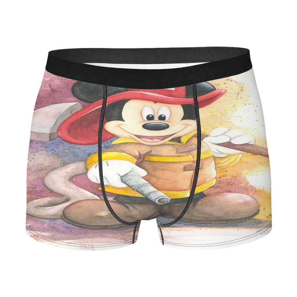 Disney Mickey Firefighter Men's Boxer Briefs