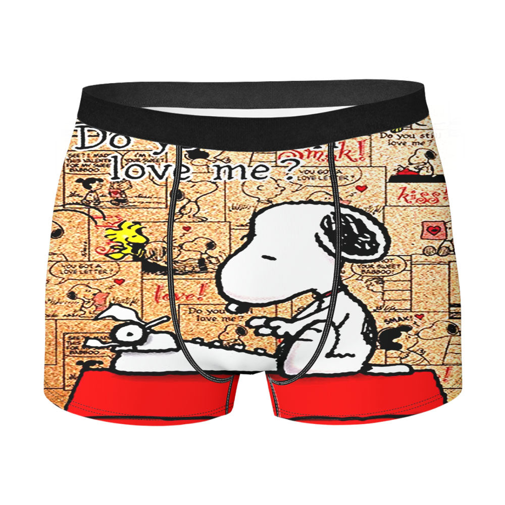Do You Still Love Me Snoopy Men's Boxer Briefs