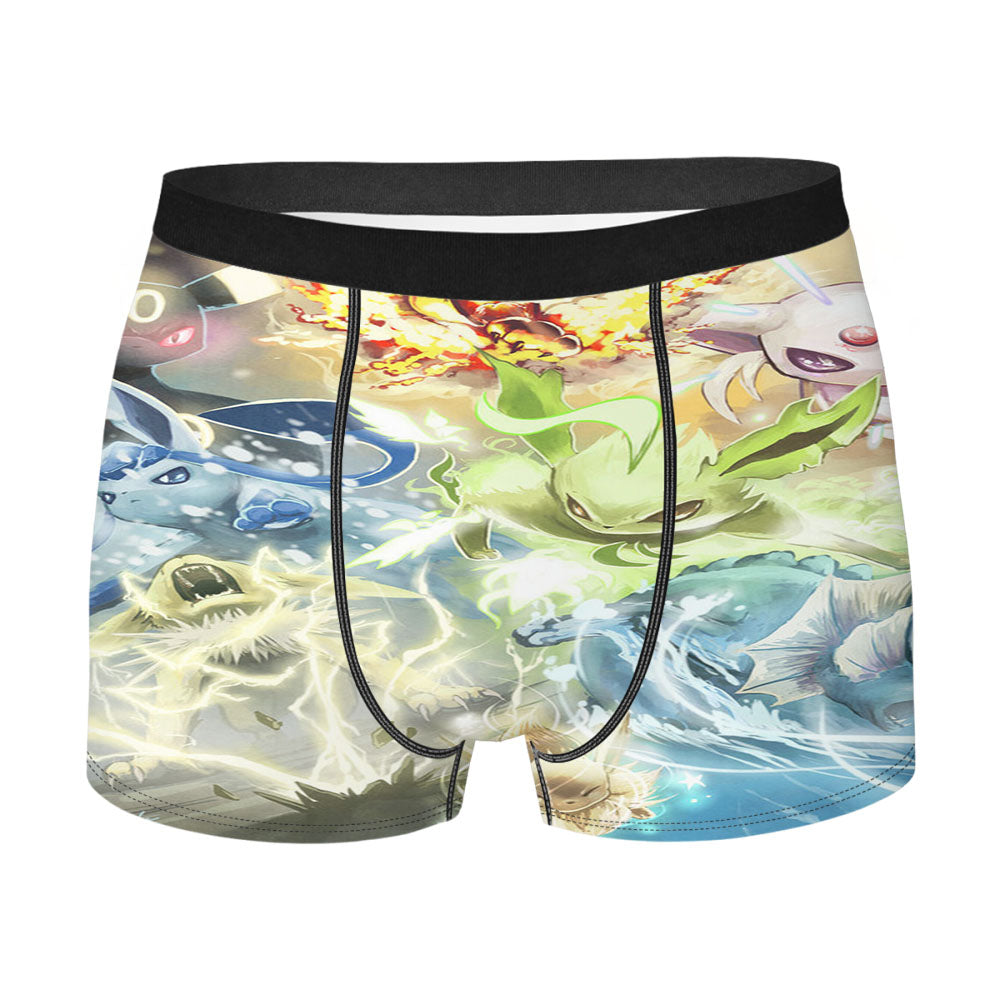 Eevee Pokemon Men's Boxer Briefs