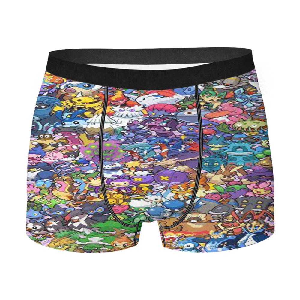 Epic Pokemon Generation 4 Cross Stitch Men's Boxer Briefs