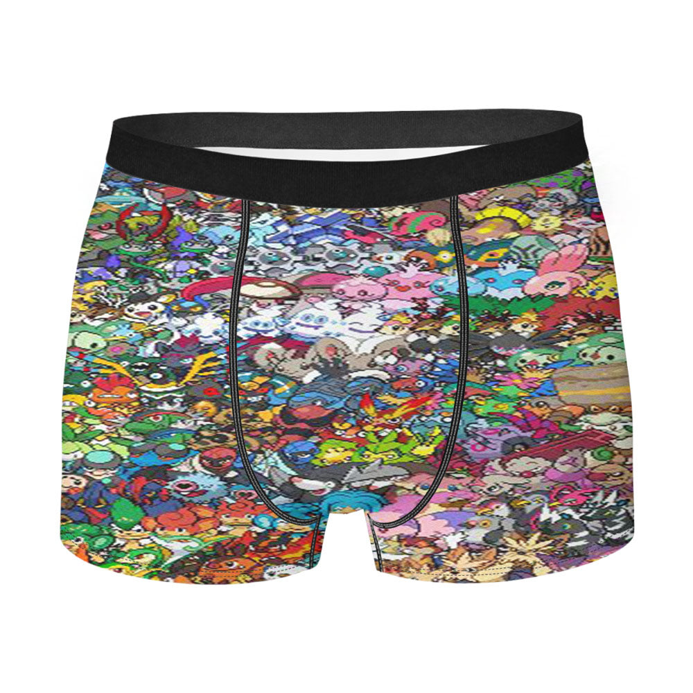 Epic Pokemon Generation 5 Cross Stitch Men's Boxer Briefs