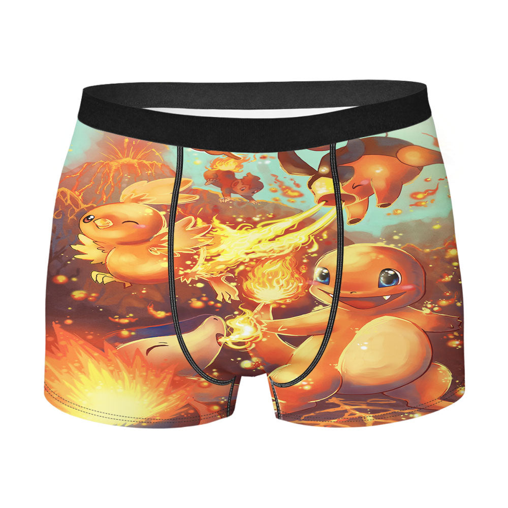 Fire Starters Pokemon Men's Boxer Briefs