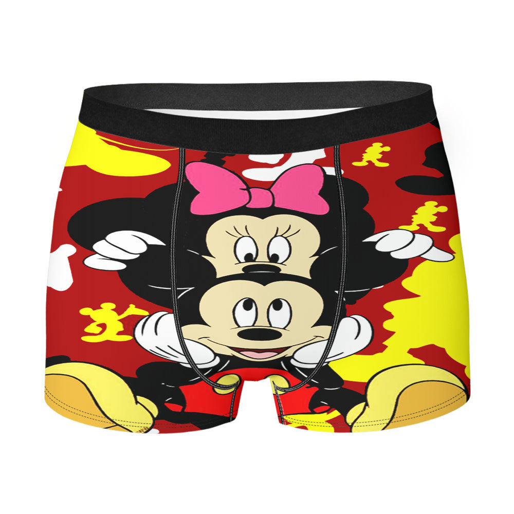 Funny Mickey Men's Boxer Briefs
