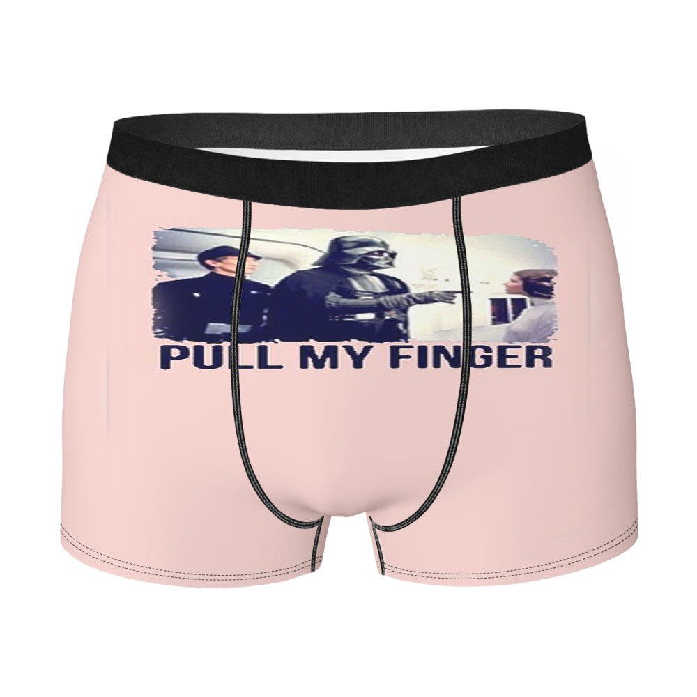 Funny Star Wars Pull My Fingermovie Darth Vader Men's Boxer Briefs