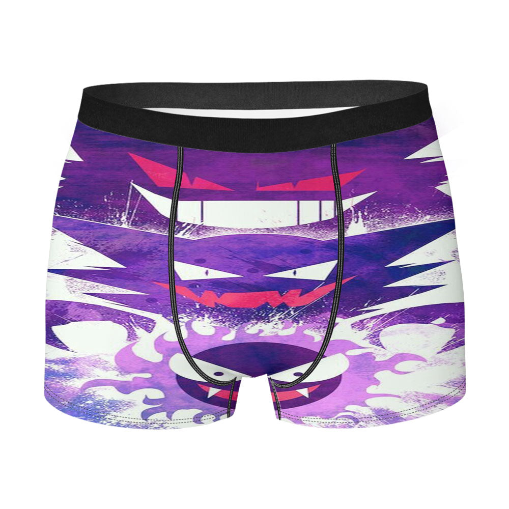 Gastly Haunter Gengar Ghost Pokemon Characters Men's Boxer Briefs