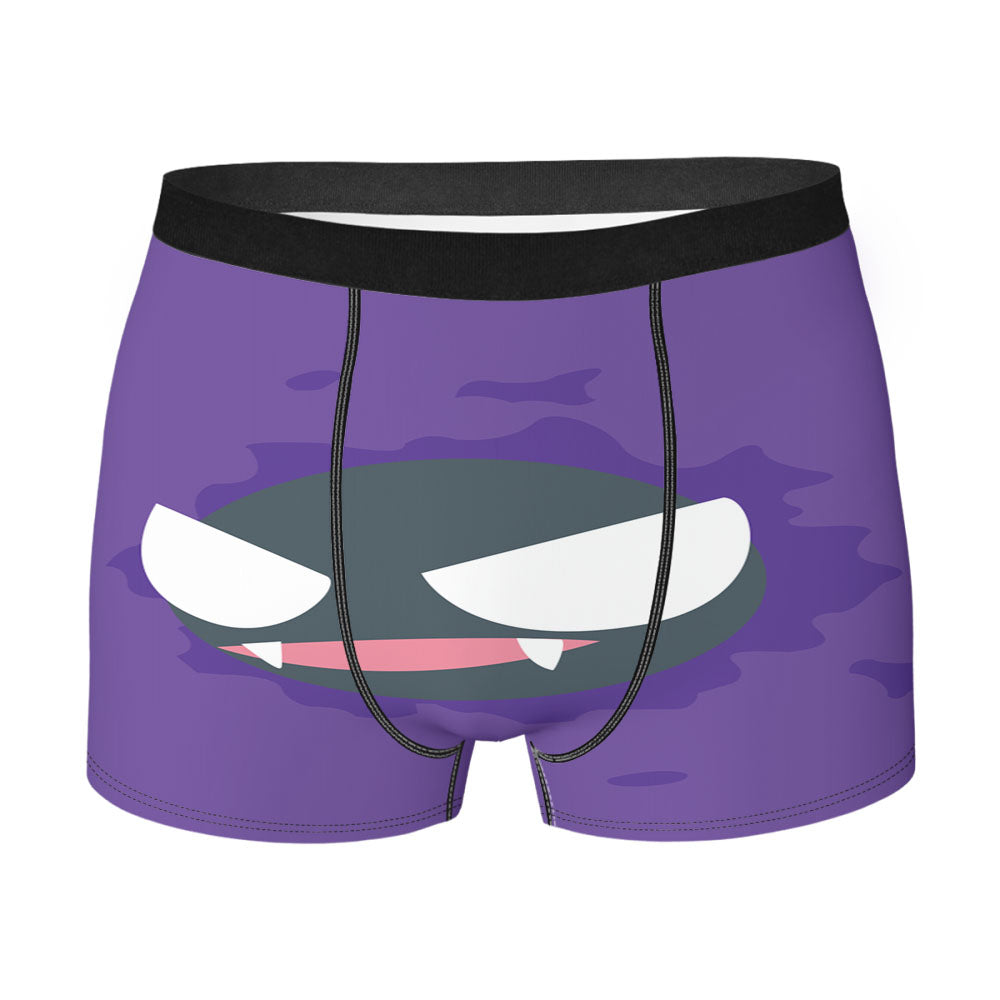 Gastly Pokemon Art Men's Boxer Briefs