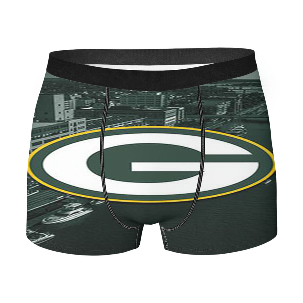 Green Bay Packers Emblem Men's Boxer Briefs