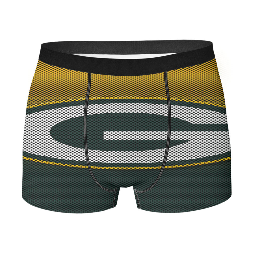Green Bay Packers Go Pack Men's Boxer Briefs