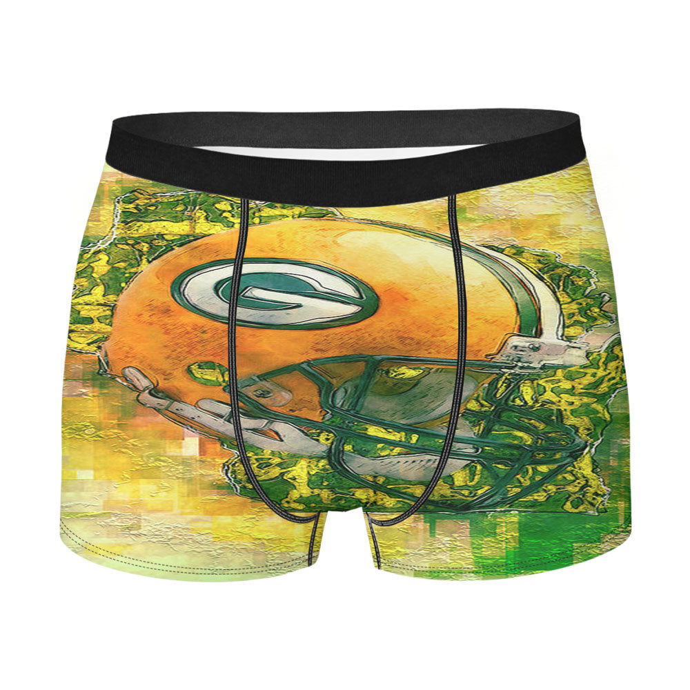 Green Bay Packers Logo Men's Boxer Briefs