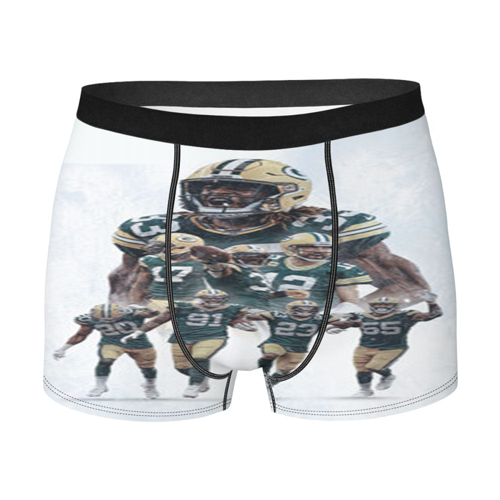 Green Bay Packers Skull Men's Boxer Briefs