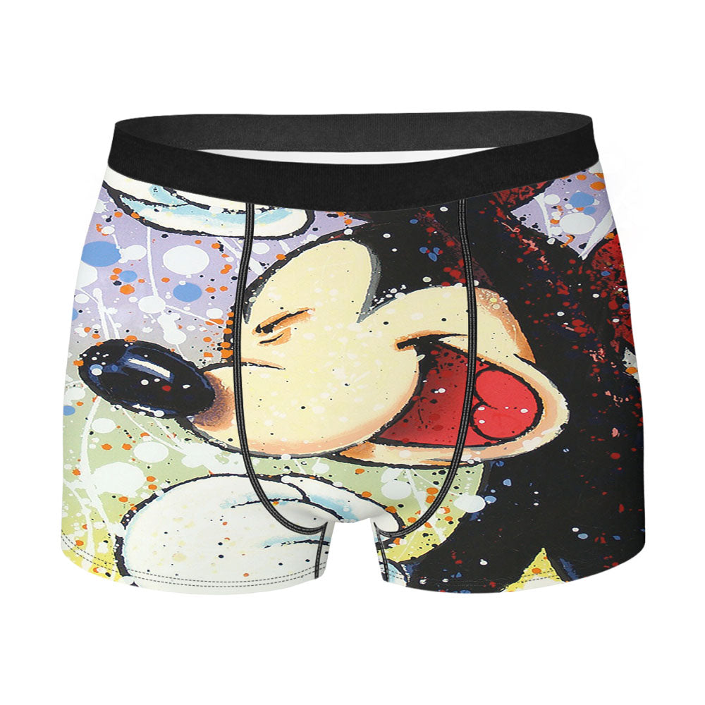 Happily Ever Laughter Mickey Men's Boxer Briefs