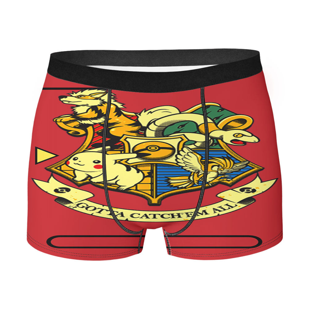 Harry Potter Pokemon Crossover Men's Boxer Briefs