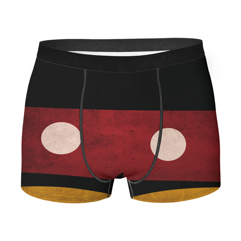 Hipster Mickey Mouse Men's Boxer Briefs