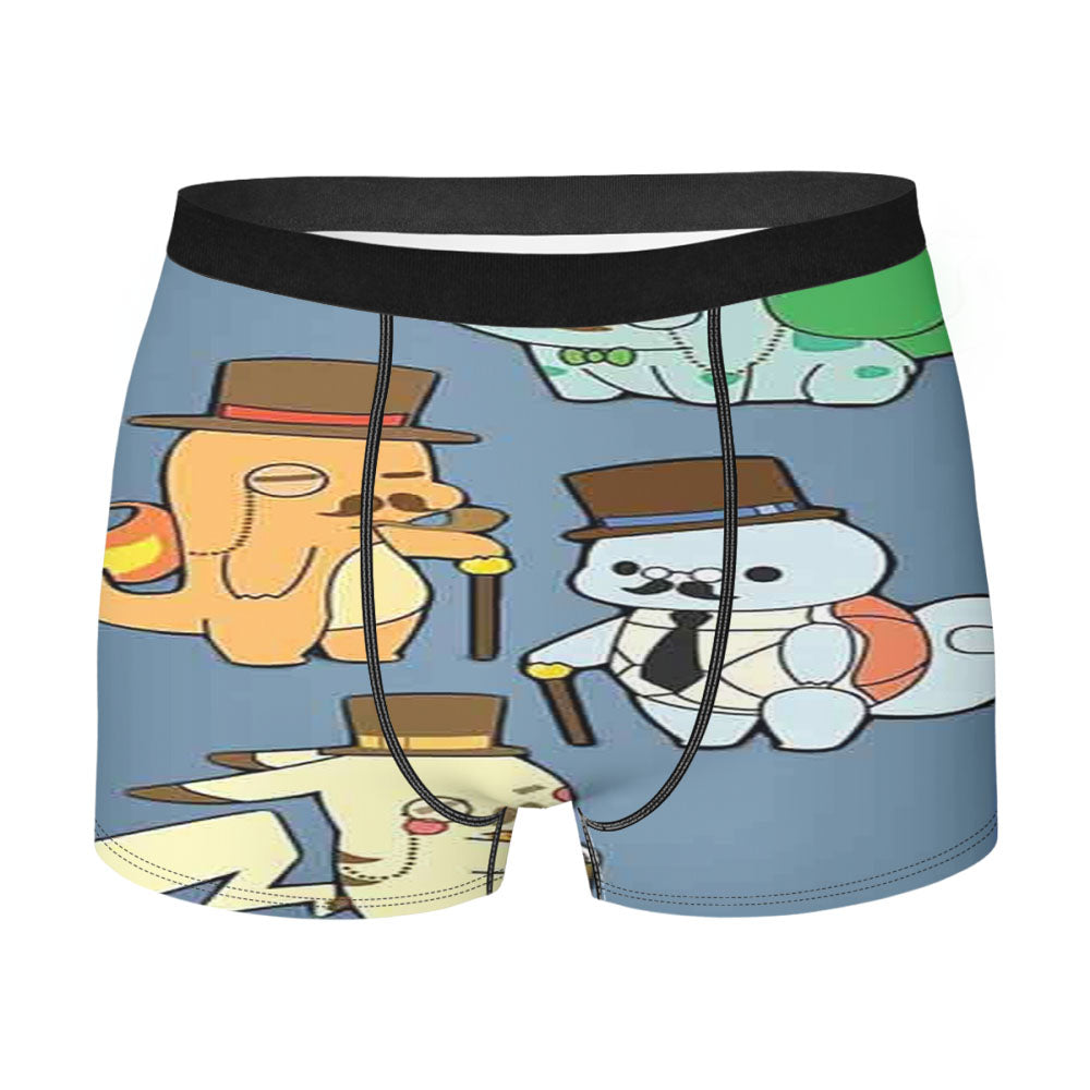 Hipster Pokemon Men's Boxer Briefs