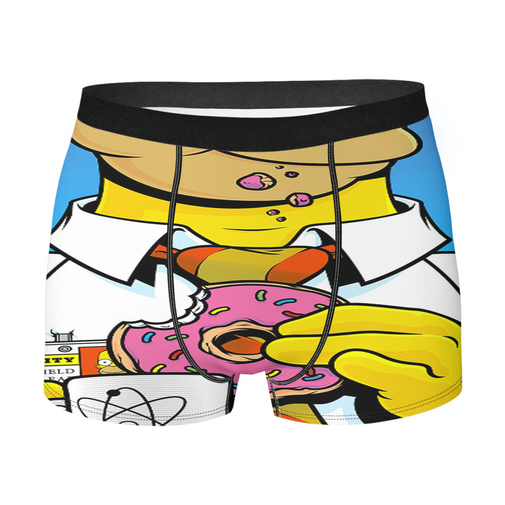 Homer Simpson Cartoon Men's Boxer Briefs