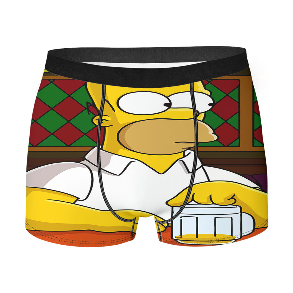 Homer Simpson Donut Men's Boxer Briefs