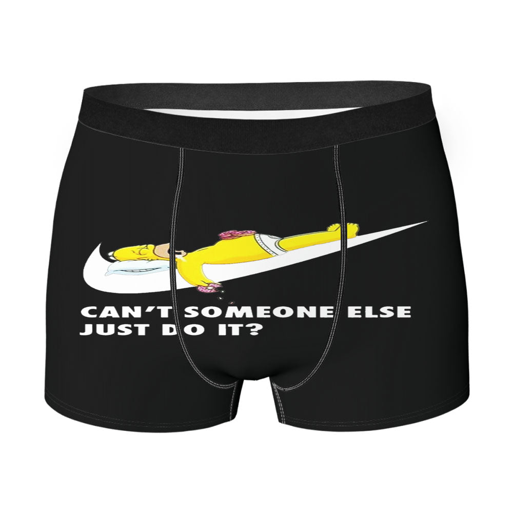 Homer Simpson Nike White Men's Boxer Briefs