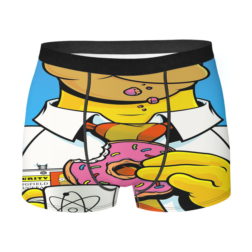 Homer Simpson Scary Paint Men's Boxer Briefs