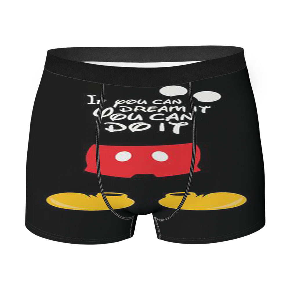 If You Can Dream It You Can Do It Mickey Mouse Men's Boxer Briefs