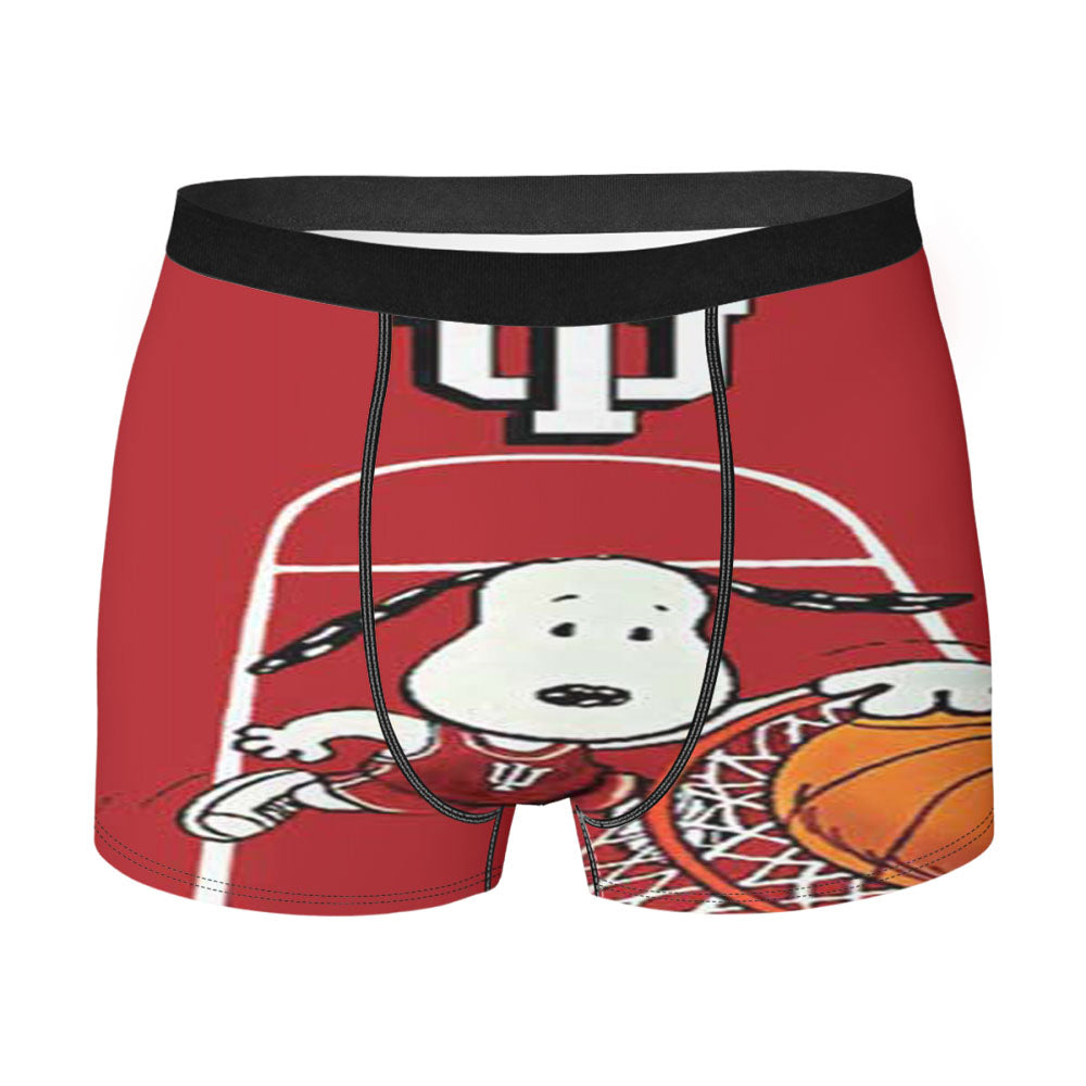 Indy Hoosiers Snoopy Dunk Men's Boxer Briefs