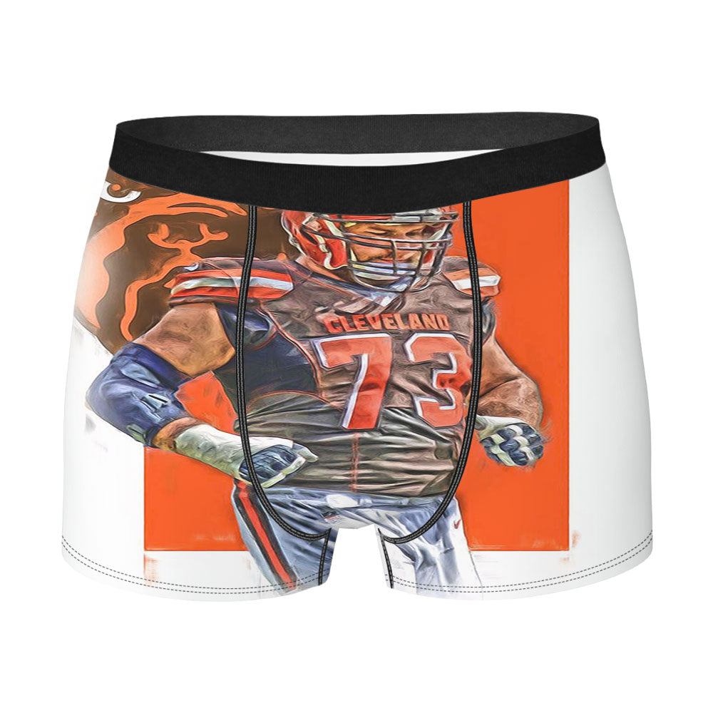 Joe Thomas Cleveland Browns Oil Art Men's Boxer Briefs