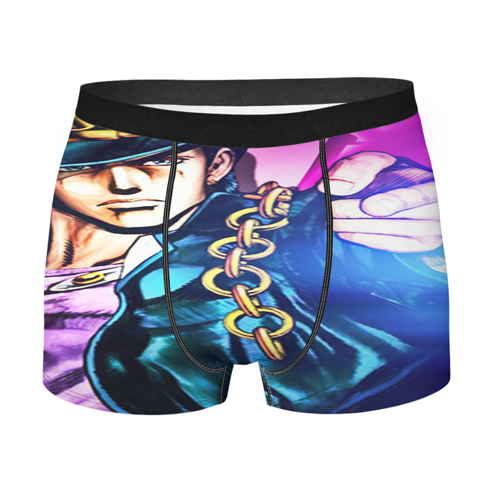 Jojo Bizarre Adventure Glowing Men's Boxer Briefs