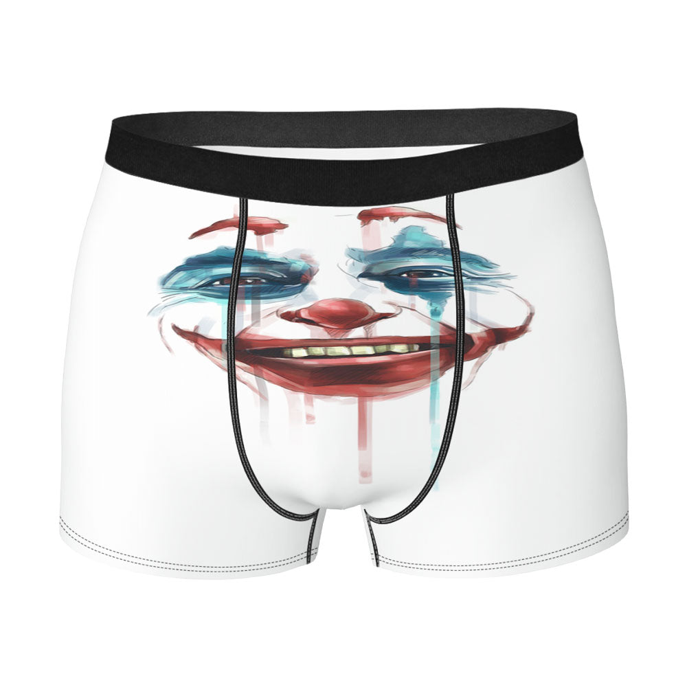 Joker 2019 Poster Simple Smile White Men's Boxer Briefs