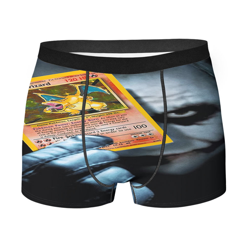 Joker Pokemon Card Men's Boxer Briefs
