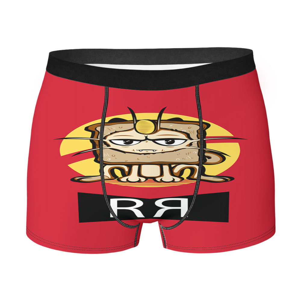 Meow Rocket Team Pokemon Men's Boxer Briefs