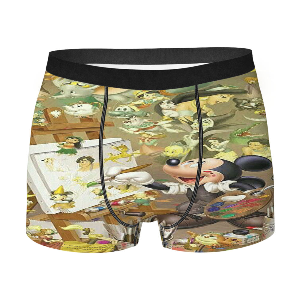 Mickey & Co Tiffany Since 1928 Men's Boxer Briefs