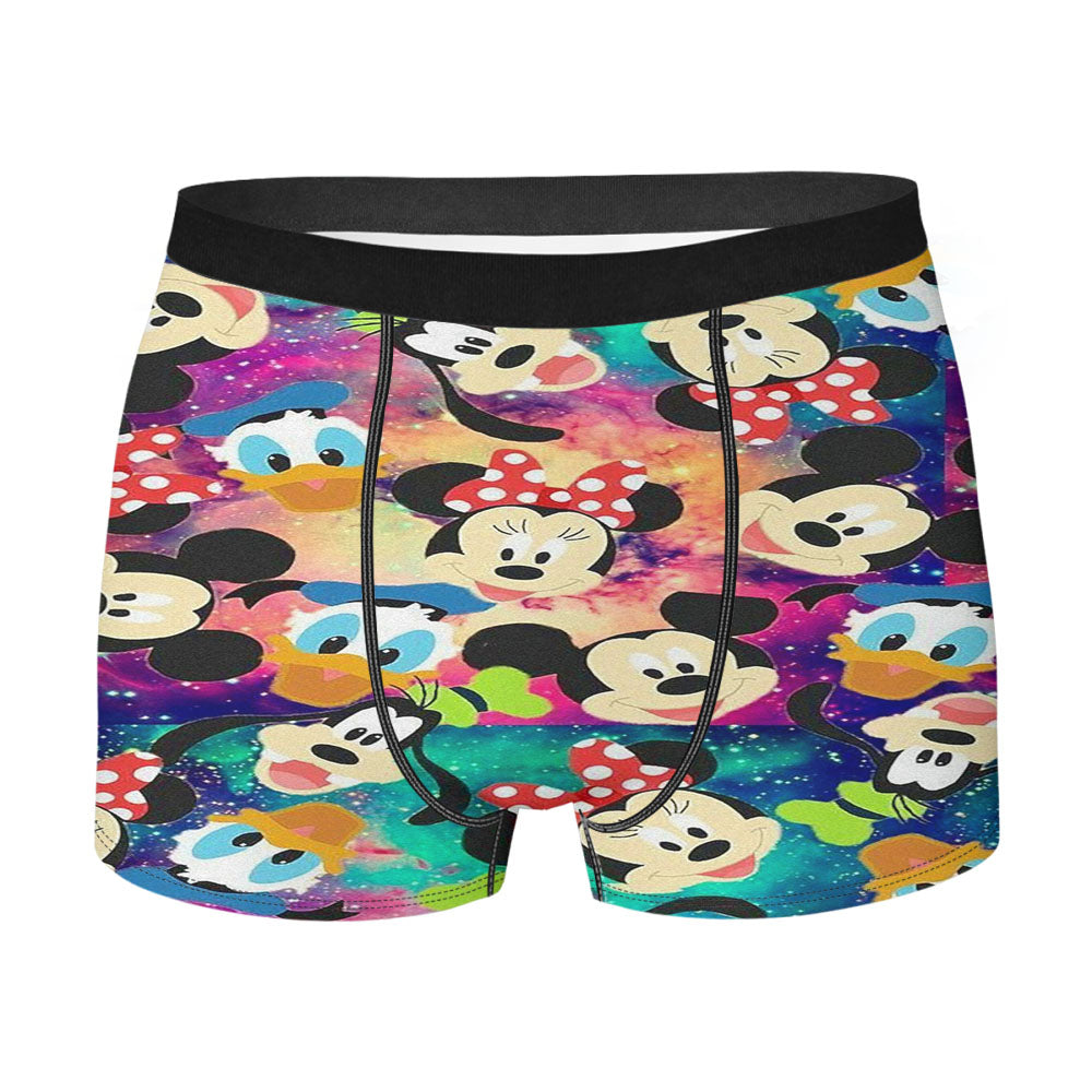 Mickey And Goofy Men's Boxer Briefs