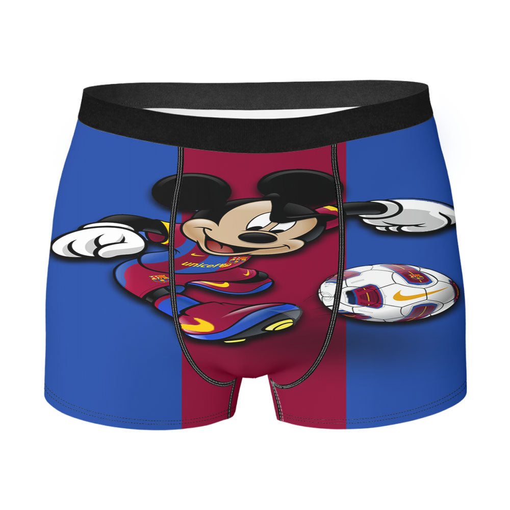 Mickey Disney Comic Collage Men's Boxer Briefs
