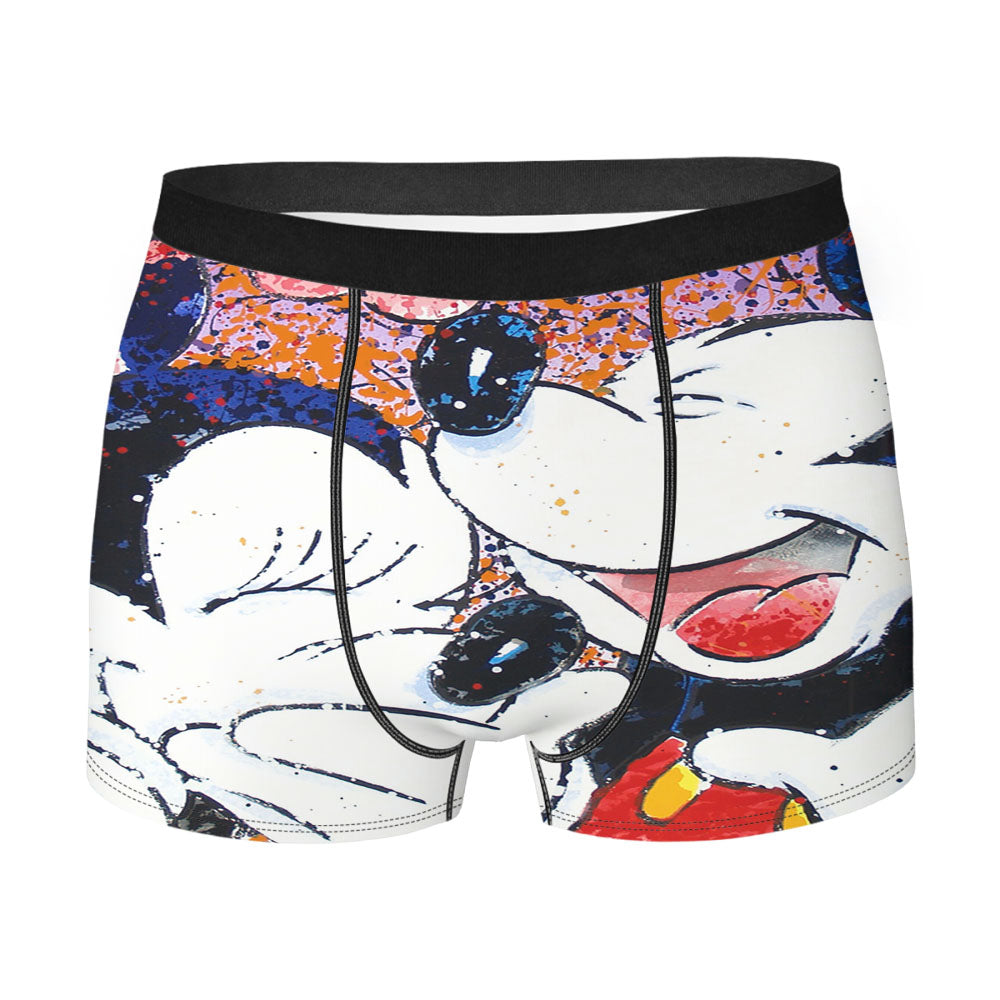 Mickey Minnie And Friends Cute Doodle Men's Boxer Briefs