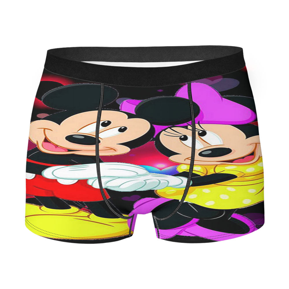 Mickey Minnie Mouse Simple Men's Boxer Briefs