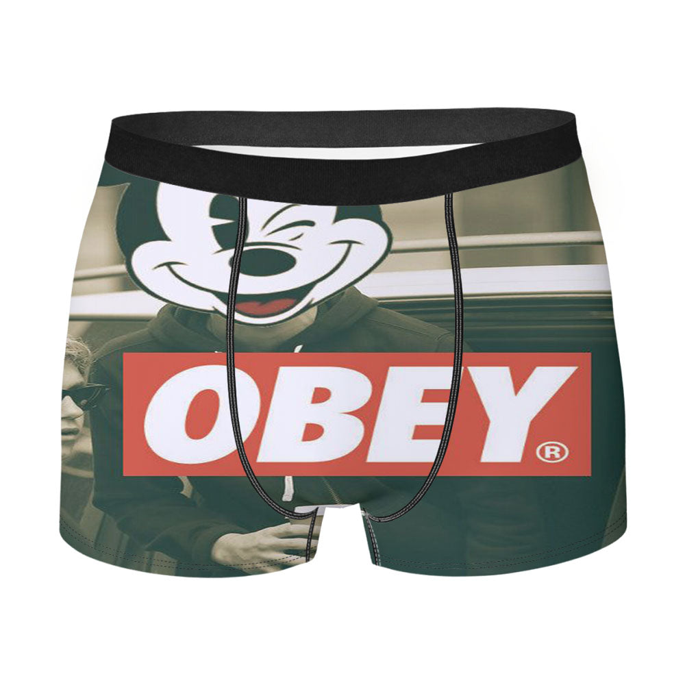 Mickey Mouse Obey Men's Boxer Briefs