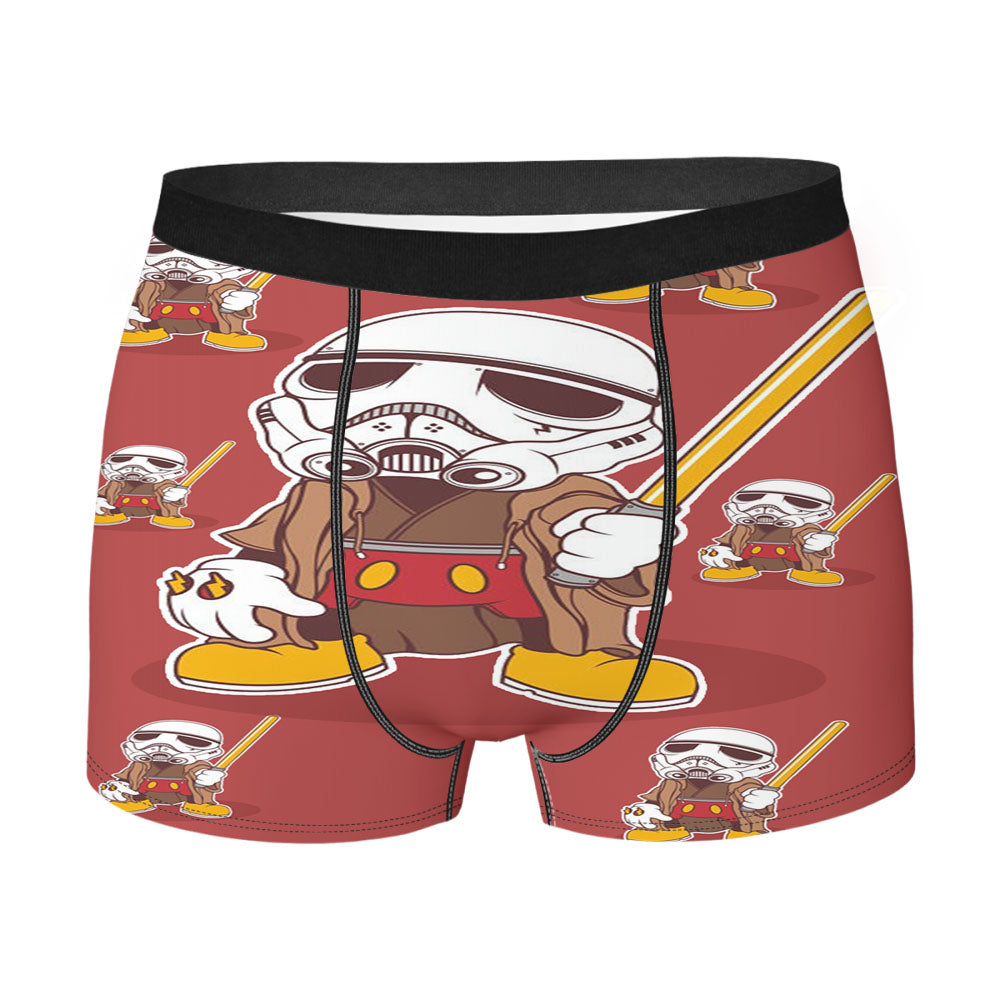 Mickey Wear A Bape Men's Boxer Briefs