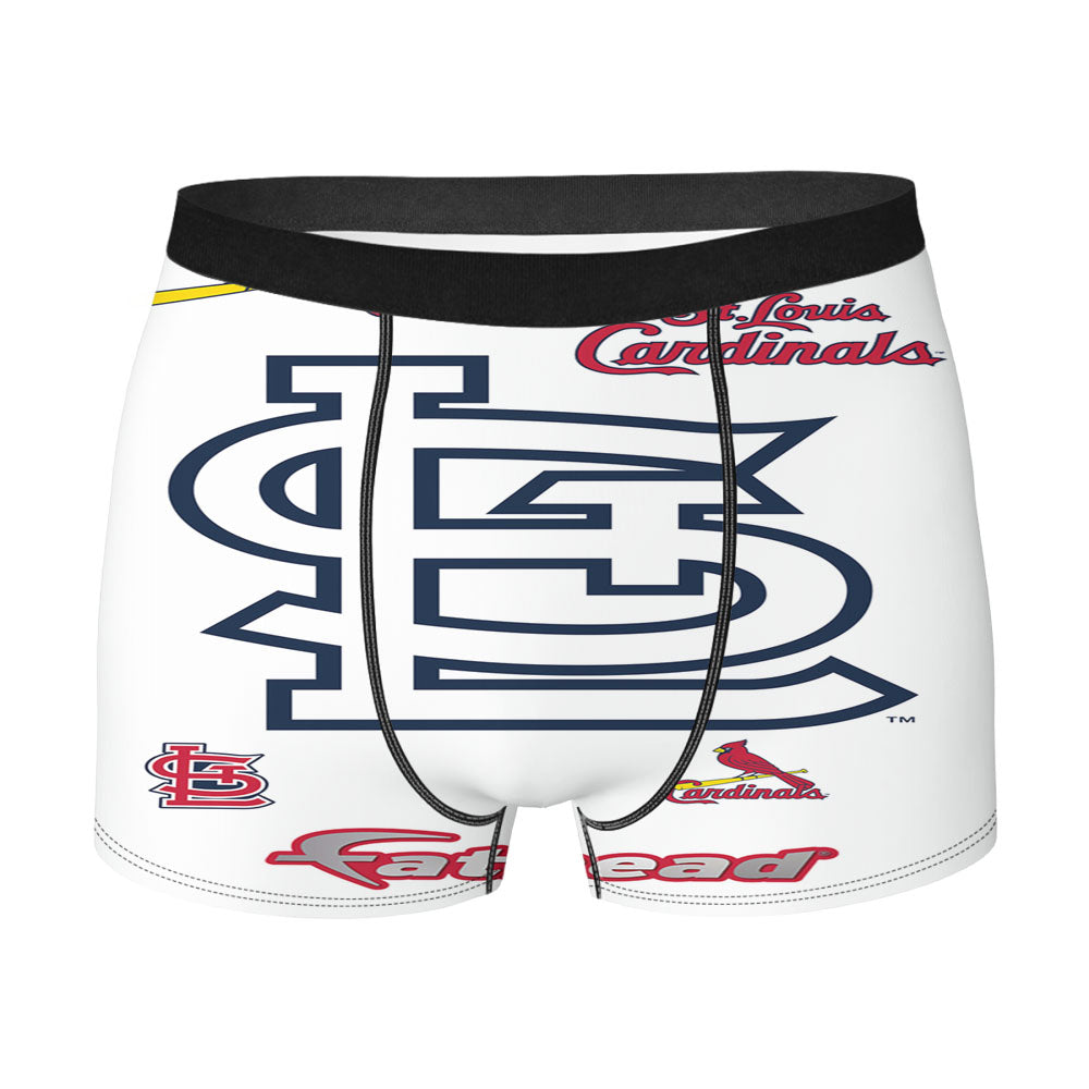 Mlb St Louis Cardinals Logo Men's Boxer Briefs