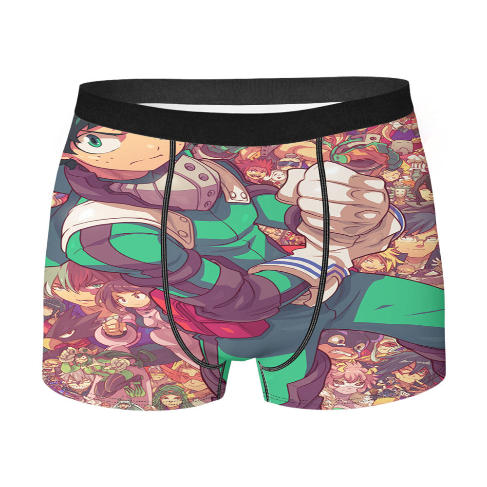 My Hero Academia All Characters Ones Justice Poster Men's Boxer Briefs
