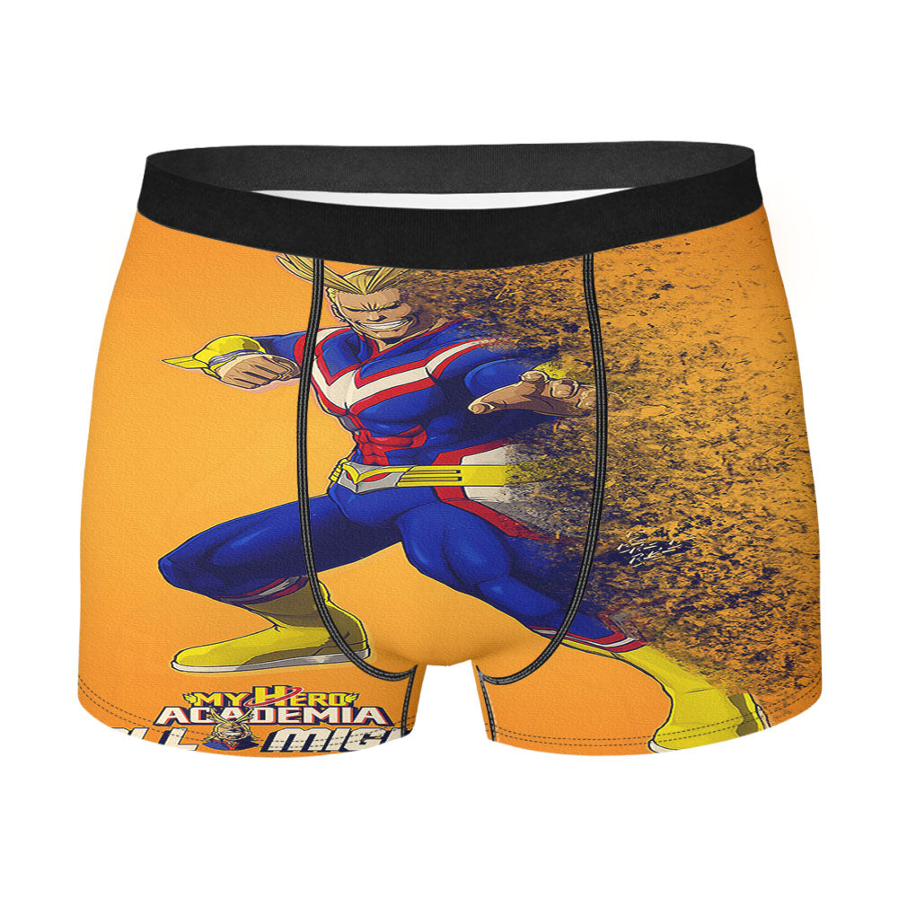My Hero Academia All Might Emblem Round Men's Boxer Briefs
